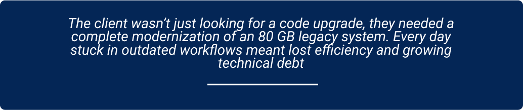 legacy application modernization services